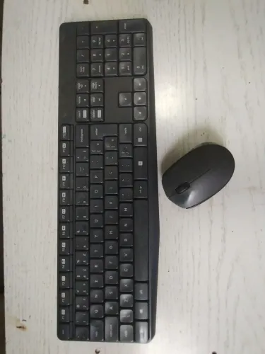 Teclado e mouse sem fio logitech