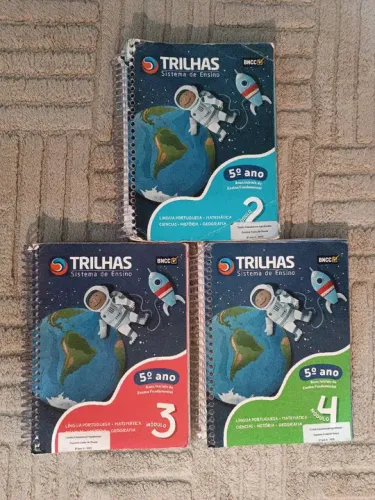 Livros coleção Trilhas 5º ano - FTD 