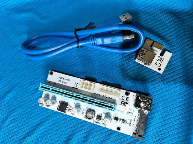 Placa Pci-e Express Riser Ver009s Usb 3.0 Extensor
