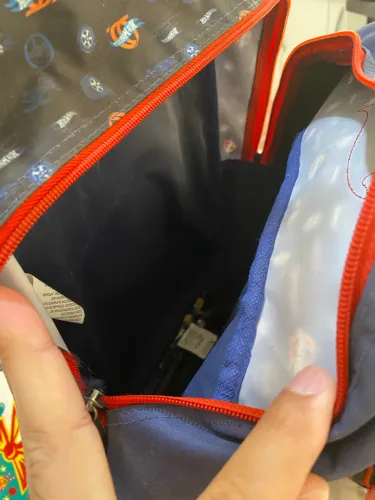 Kit mochila infantil Hot Wheels + Lancheira