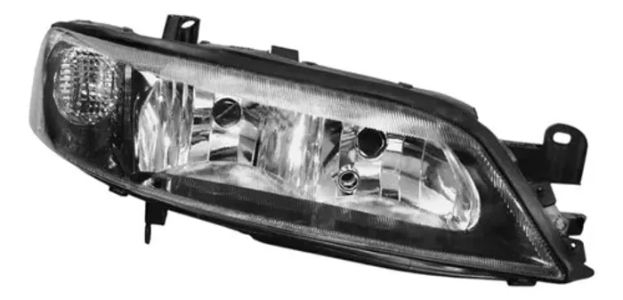 Farol Dianteiro Chevrolet Astra 1999 A 2005 Mascara Negra