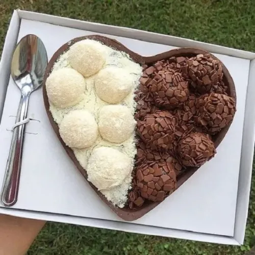 Coração de Chocolate - Dia dos Namorados