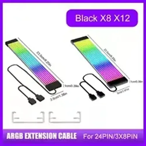 Fita de Luz RGB para Cabo de Fonte ou GPU ARGB - Nova  Iluminação RGB sincronizável (ARGB)