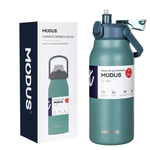 Garrafa Térmica MODUS 1,7L - Inox - Verde