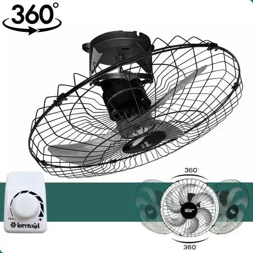 Ventilador teto orbital 60cm lorensid