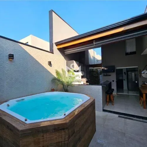 Condomínio Residencial Viena Indaiatuba - Casa em Condomínio com 03 suítes e escritório - 