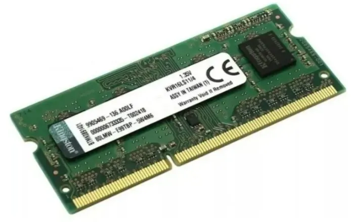 Memória Ram Notebook 4gb DDR3 color verde Kingston KVR16LS11/4