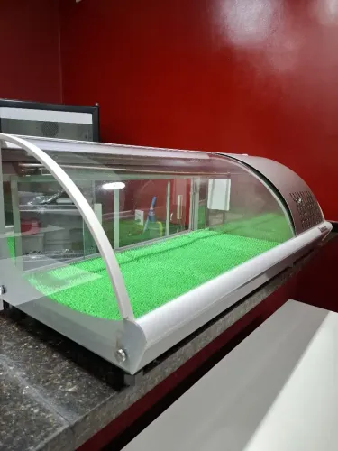 VITRINI  REFRIGERADA PARA SUSHI 1.30MT GELOPAR