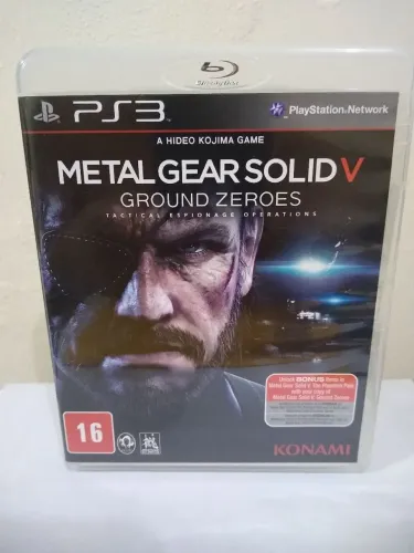 JOGO METAL GEAR SOLID - GROUND ZEROES PARA CONSOLE PS3 