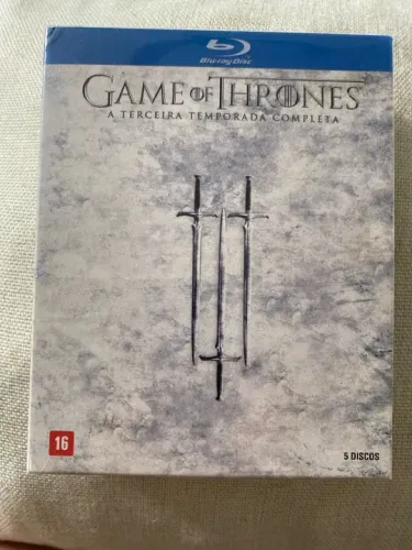 Box Bluray Game of Thrones 3 temporada 5 discos  Seminovo  e original