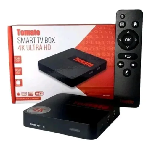 Smart Tv box tomate 4k MCD-121 homologado anatel 04782-18-11567