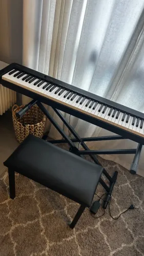 PIANO DIGITAL STAGE CASIO - CDP-S110 BK + SUPORTE + BANCO