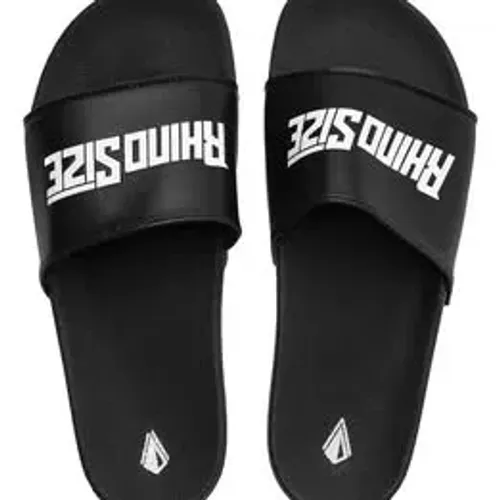 Chinelo Slide Rhino Size Preto e Branco - Tamanho 38/39 ou 40/41