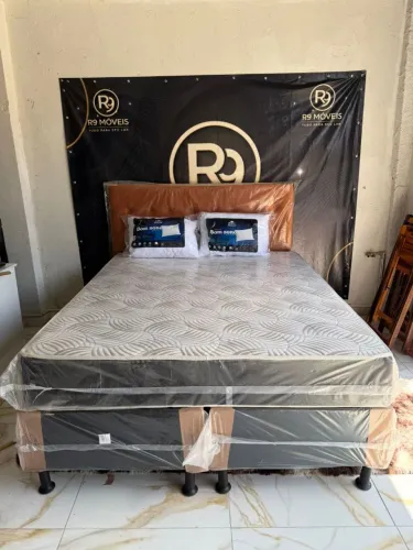 CAMA BOX QUEEN 158X198 MOLAS ENSACADAS 