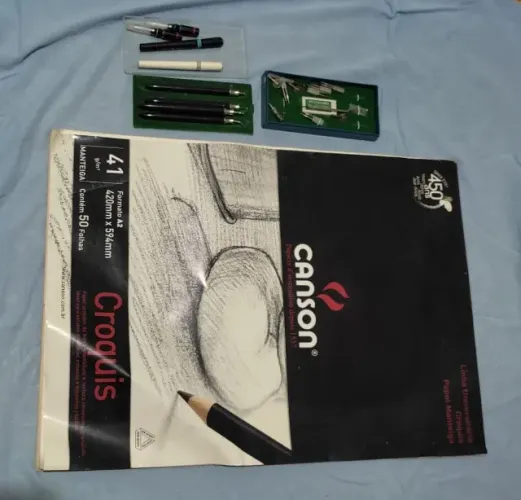 Bloco Canson Croquis Papel Manteiga A2 e etc.