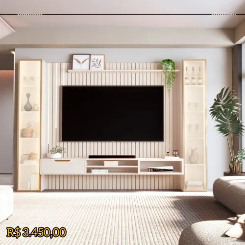 Painel Ripado Modular Tucumã largura 2.33cm confira os preços