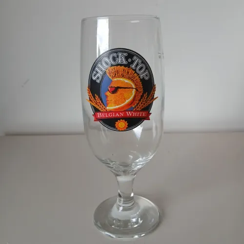 Copo de Cerveja Shock Top Belgian White