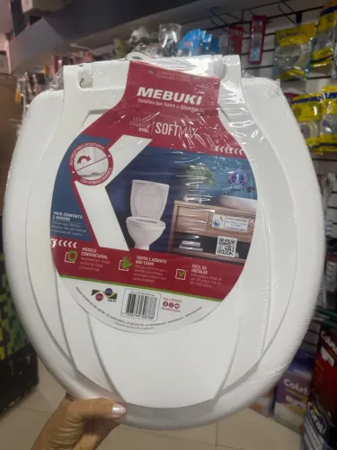Assento Sanitário Oval SoftMax MEBUKI