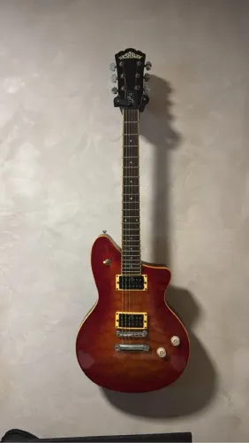 Guitarra elétrica Washburn PII Nuno Bettencourt Cherry Sunburst feita na Coreia