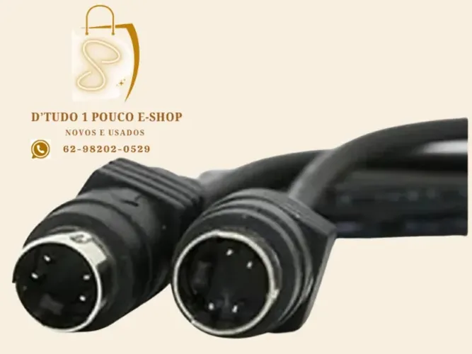 Cabo Adaptador Super-video X S-video 4 Pinos S-video
