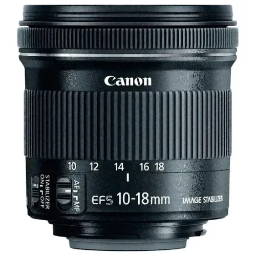 Lente Canon EF-S 10-18mm f/4.5-5.6 IS STM - Nova na caixa