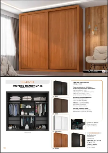 guarda roupa de luxo PARA CASAL
