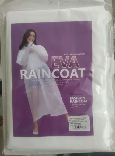 Capa de chuva unissex reutilizável tamanho único. De Laranjeiras p/ Brasil
