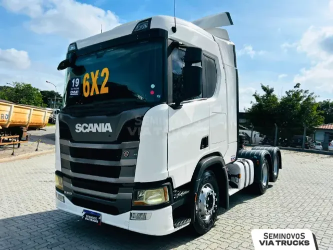 Caminhão Scania R450 6x2 2019/2019 | Com Defletor e retarder | Revisado e com garantia!