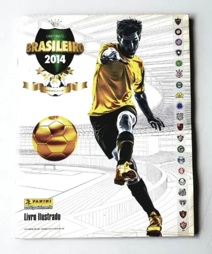 Álbum De Figurinhas - Campeonato Brasileiro 2014 - Semicompleto (Faltam 10 Figurinhas)