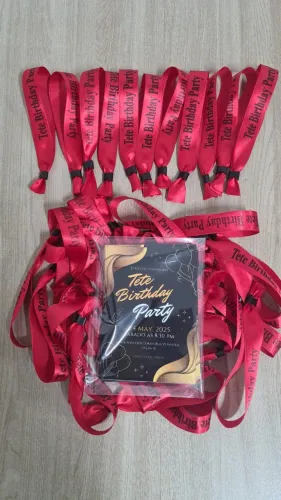 Pulseiras com lacre vip para festas e eventos personalizada