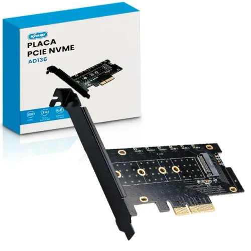 Placa PCI Para SSD M.2/NVMe Knup KP-AD135 - WZetta