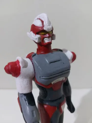 Action Figure Cybercops Jupiter década de 80/90 20cm Tokustasu de vinil