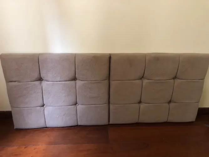 Cabeceira estofada para cama