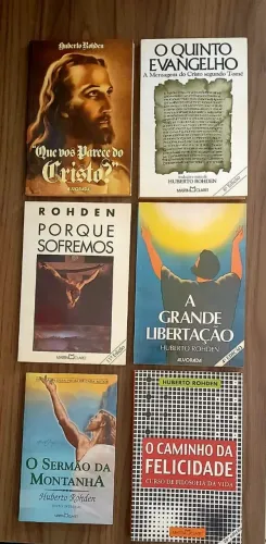 Combo com 6 livros do Huberto Rohden (Filosofia cristã)