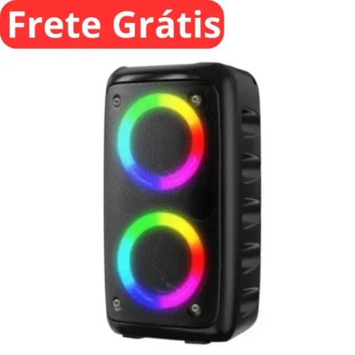 Caixa De Som Bluetooth Amplificada Portátil 20W