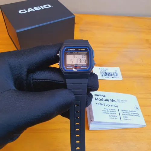 Casio F-91W Preto 