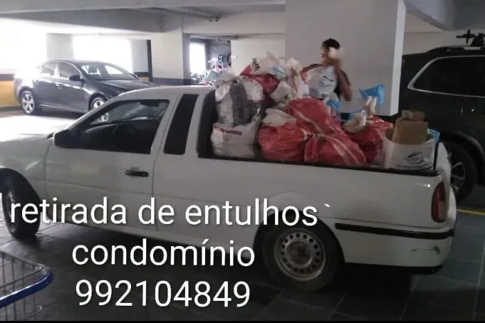 Retirada entulho condomínio
