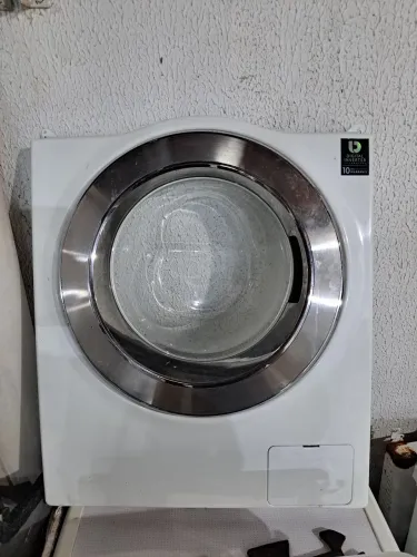 Tampa frontal wd 106 wf106 estado de nova lava e seca lavadora samsung 