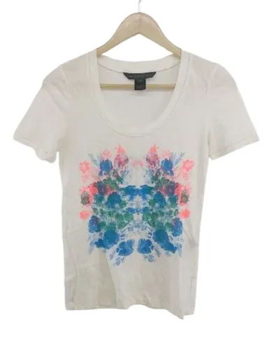 Camiseta estampa abstrata na frente Marc Jacobs
