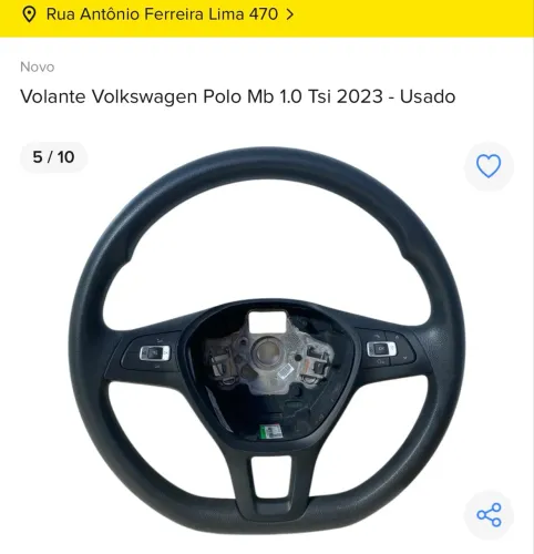Volante Volkswagen Polo Mb 1.0 Tsi 2023