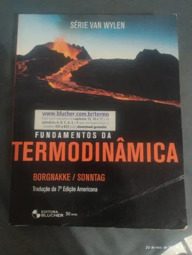 Livro Fundamentos da Termodinâmica BORGNAKKE e SONNTAG