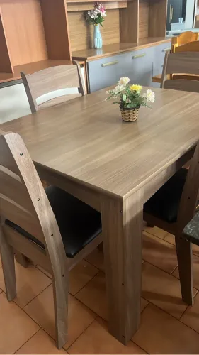 Mesa Com 04 Cadeiras Nova Pronta Entrega