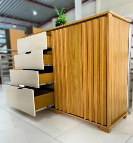 Cômoda com sapateira dupla ripada  Texas luxo - ENTREGA HOJE !!! 