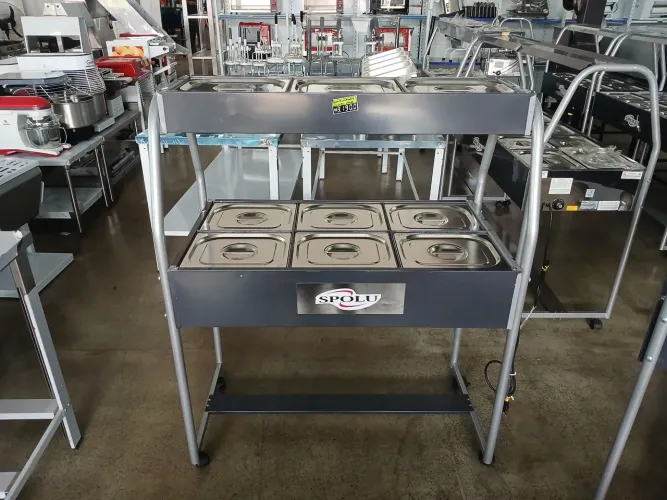 Buffet Combinado Spolu 6 Cubas Quentes 3 Cubas frias