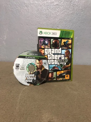 GTA V e GTA IV - originais de Xbox 360