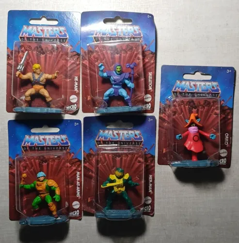 Lote 5 miniaturas He-Man - Master of the universe