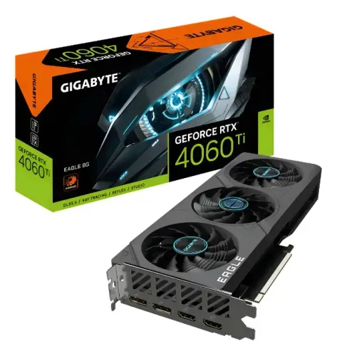 Placa de Vídeo Gigabyte GeForce RTX 4060 Ti Eagle OC 8GB
