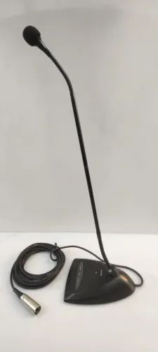 MICROFONE GOOSENECK SHURE MX418 DN POUCO -USO