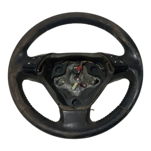 Volante Com Comandos Fiat Linea 2004 2005 A 2010 Detalhes Preto