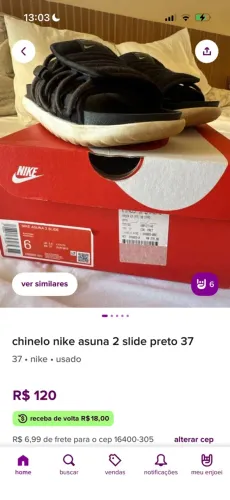 Chinelo Nike asuna